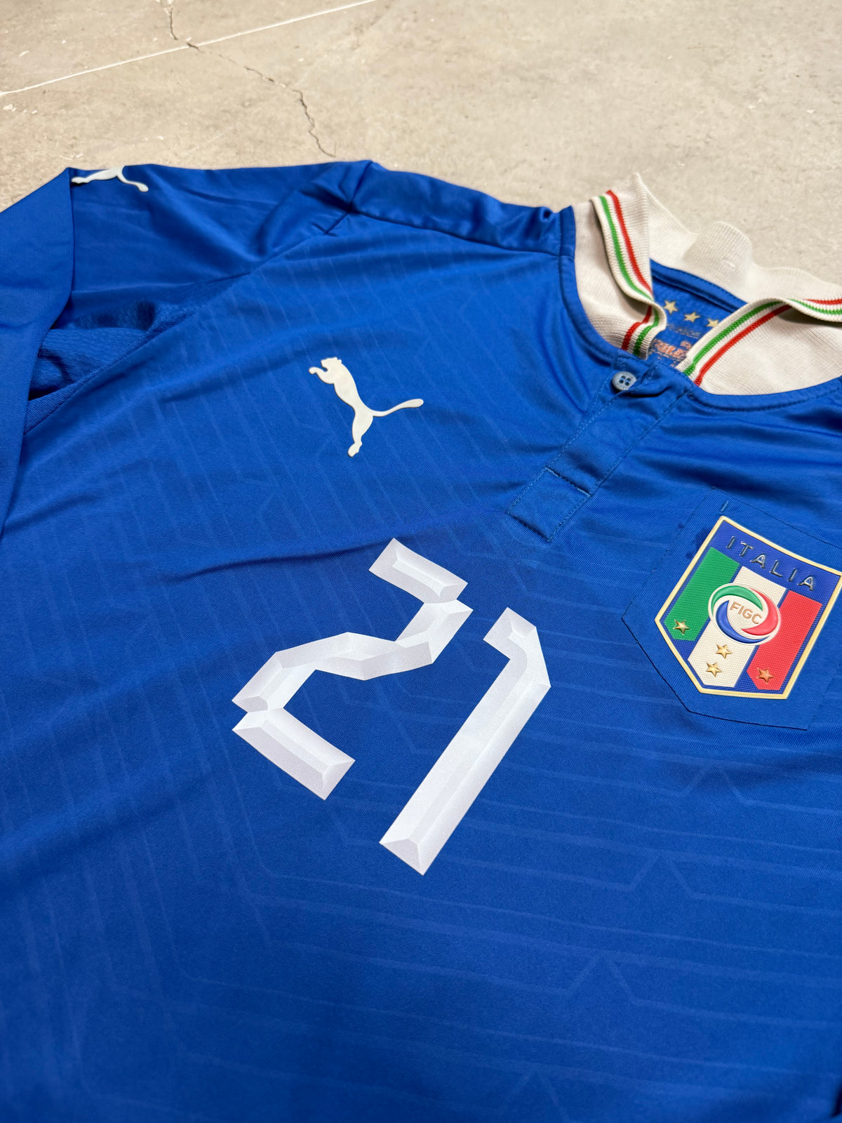 Italien Heim 2012 Langarm (M) Pirlo #21