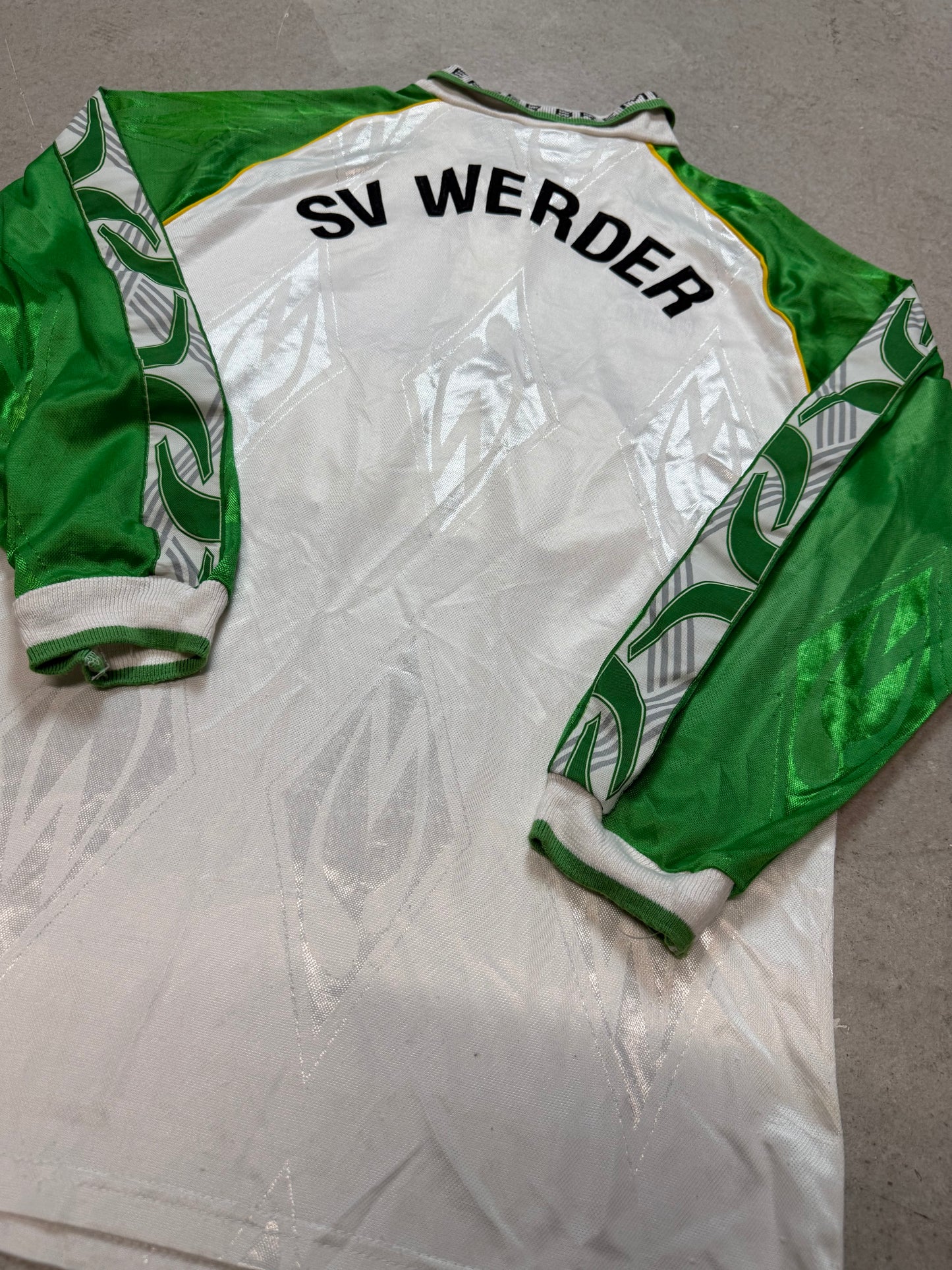 Werder Bremen Heim 1995/96 UEFA Cup Langarm (XS)
