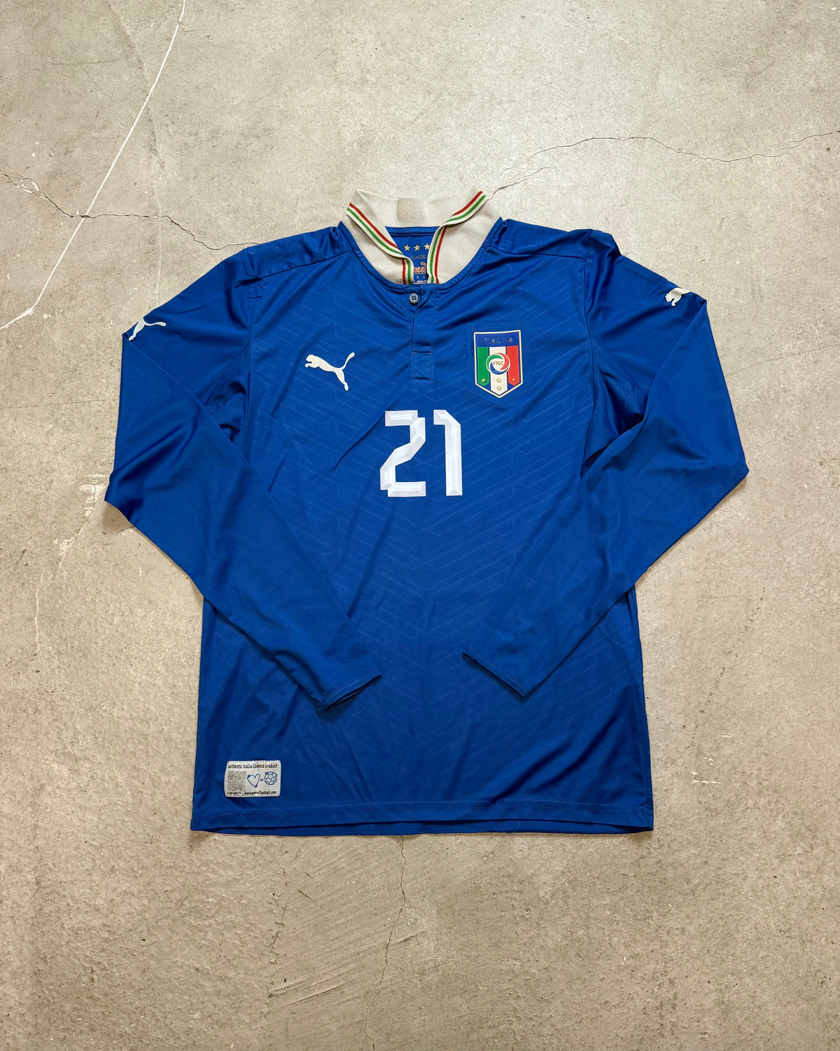 Italien Heim 2012 Langarm (M) Pirlo #21