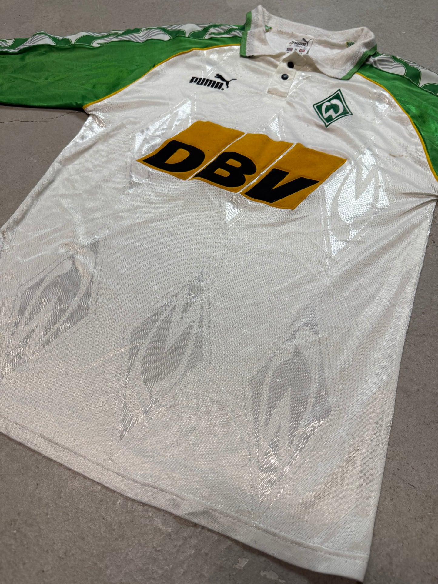 Werder Bremen Heim 1995/96 UEFA Cup Langarm (XS)