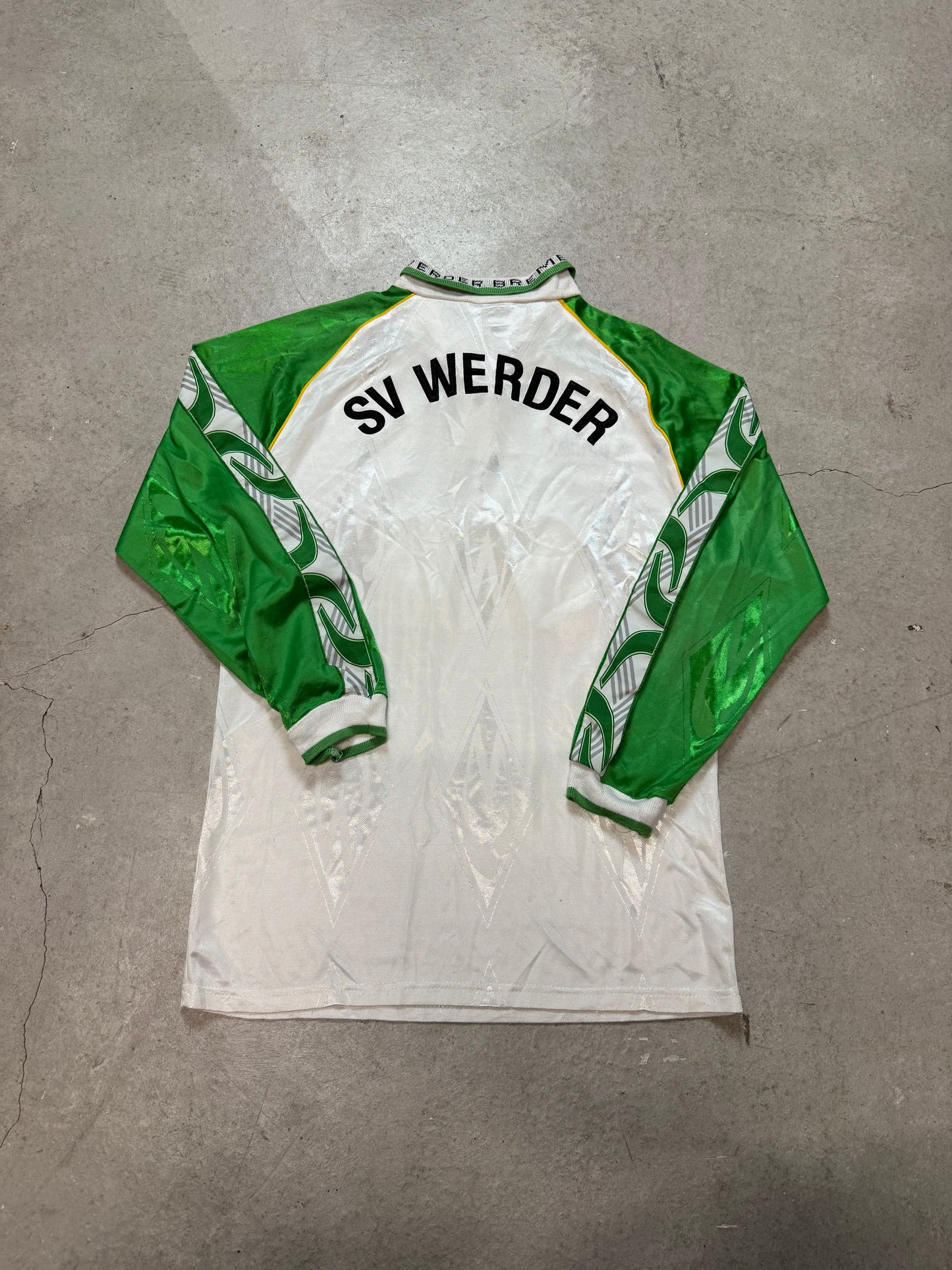 Werder Bremen Heim 1995/96 UEFA Cup Langarm (XS)