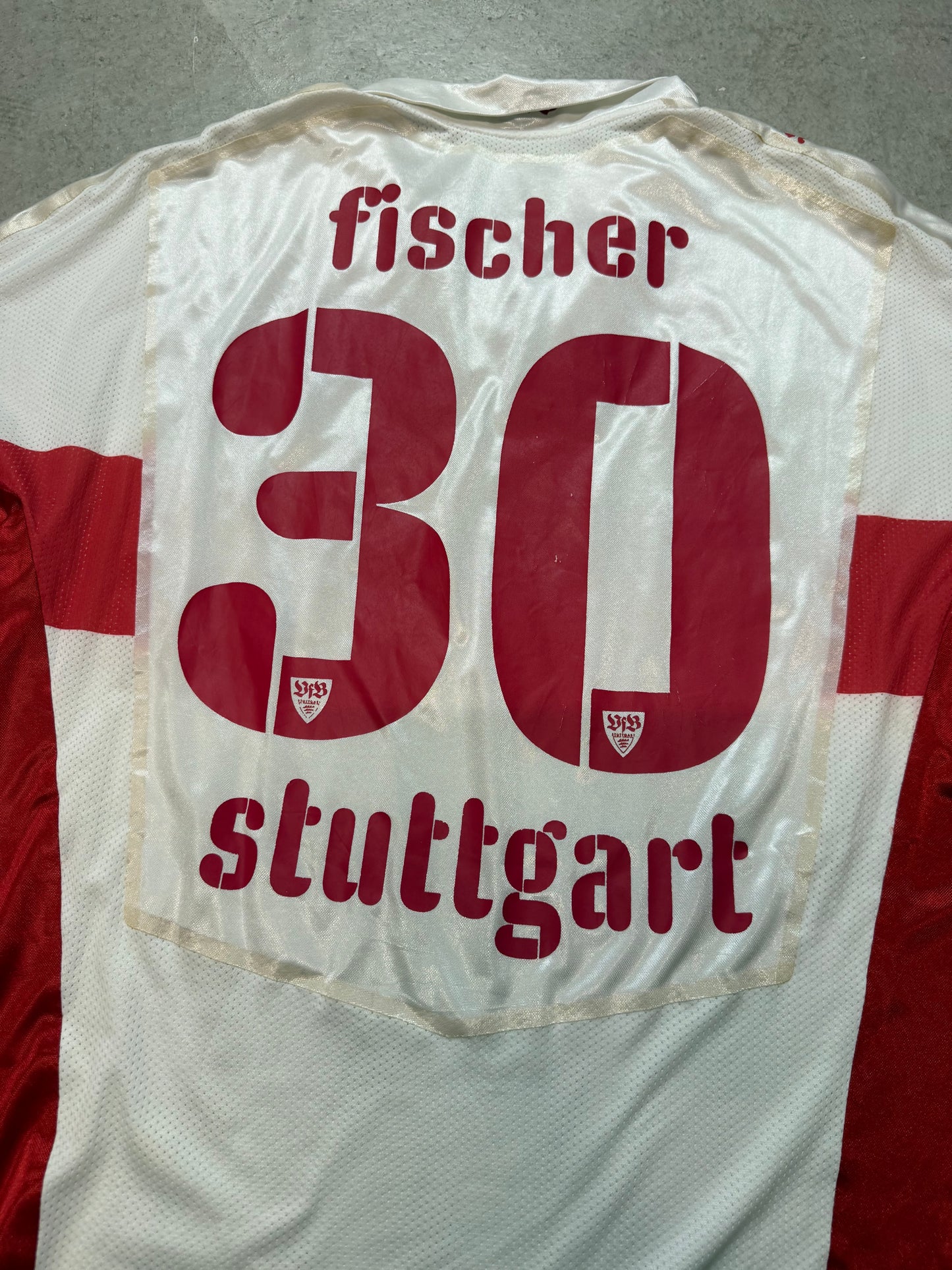 VFB Stuttgart II Heim 2008/09 (XL) Fischer #30 Matchworn