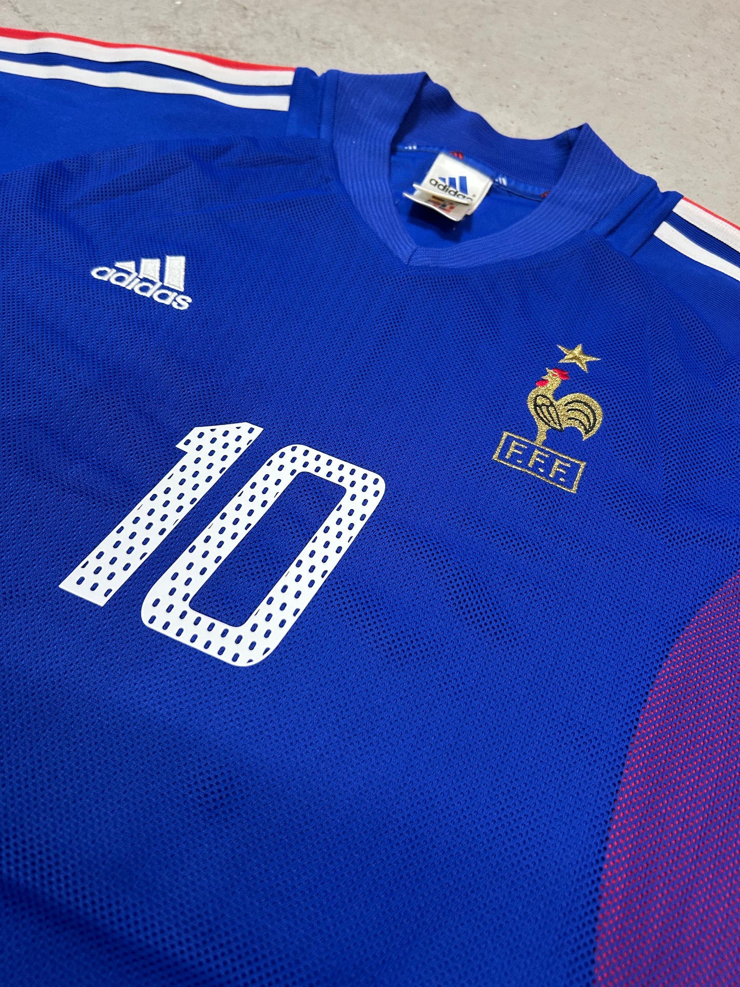 Frankreich Heim 2002 (L) Zidane #10