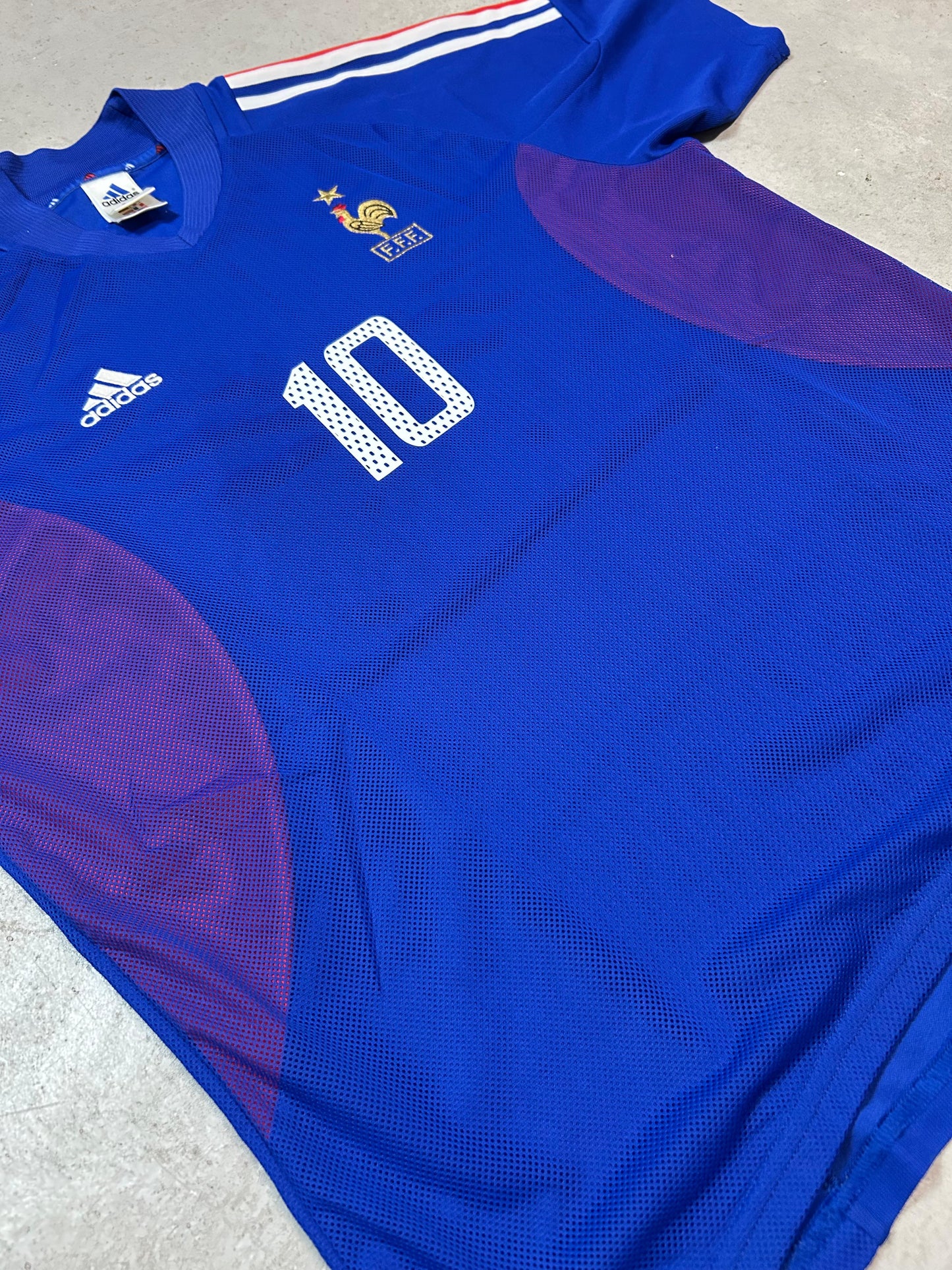 Frankreich Heim 2002 (L) Zidane #10