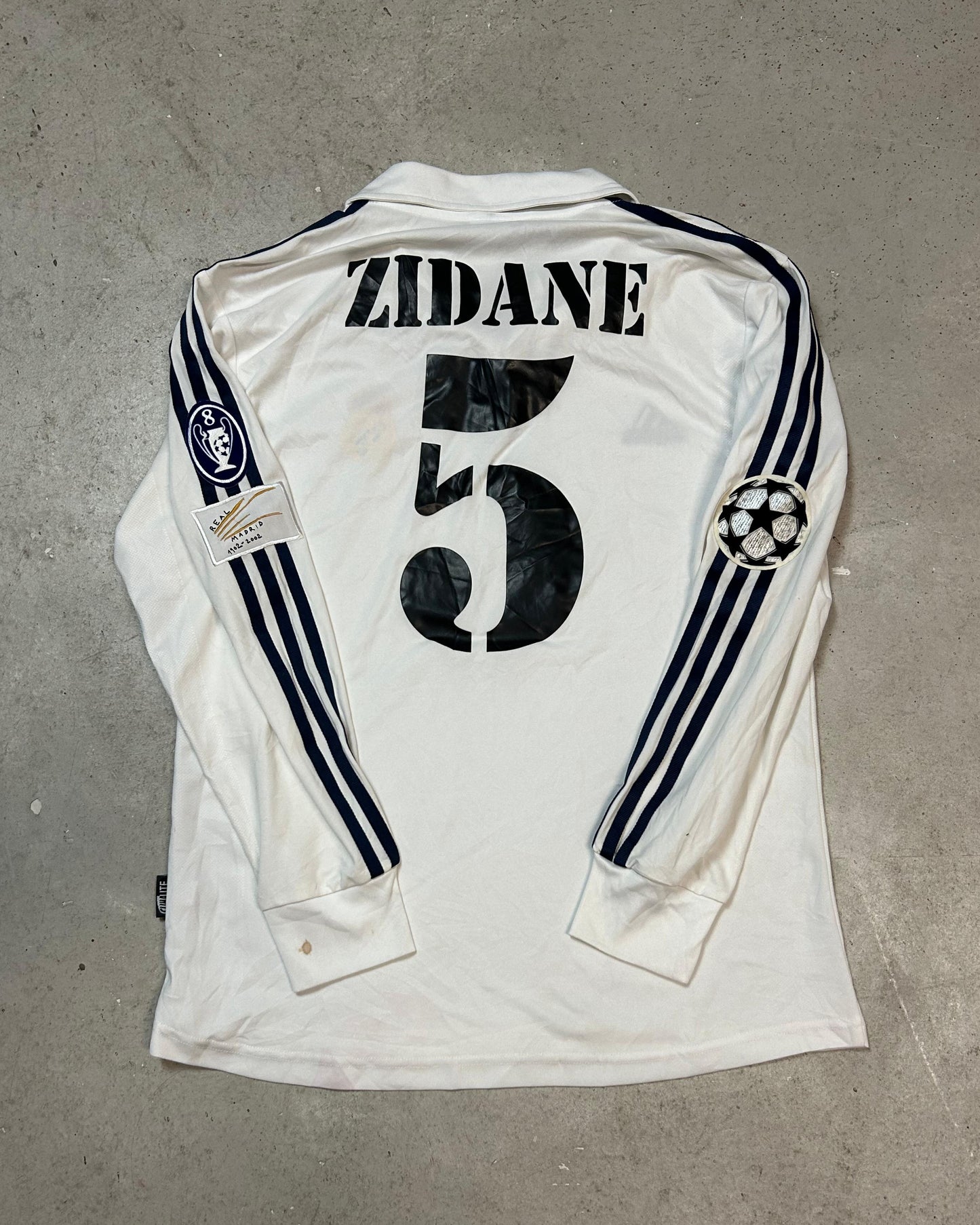 Real Madrid Heim Langarm 2001/02 (M) Zidane #5