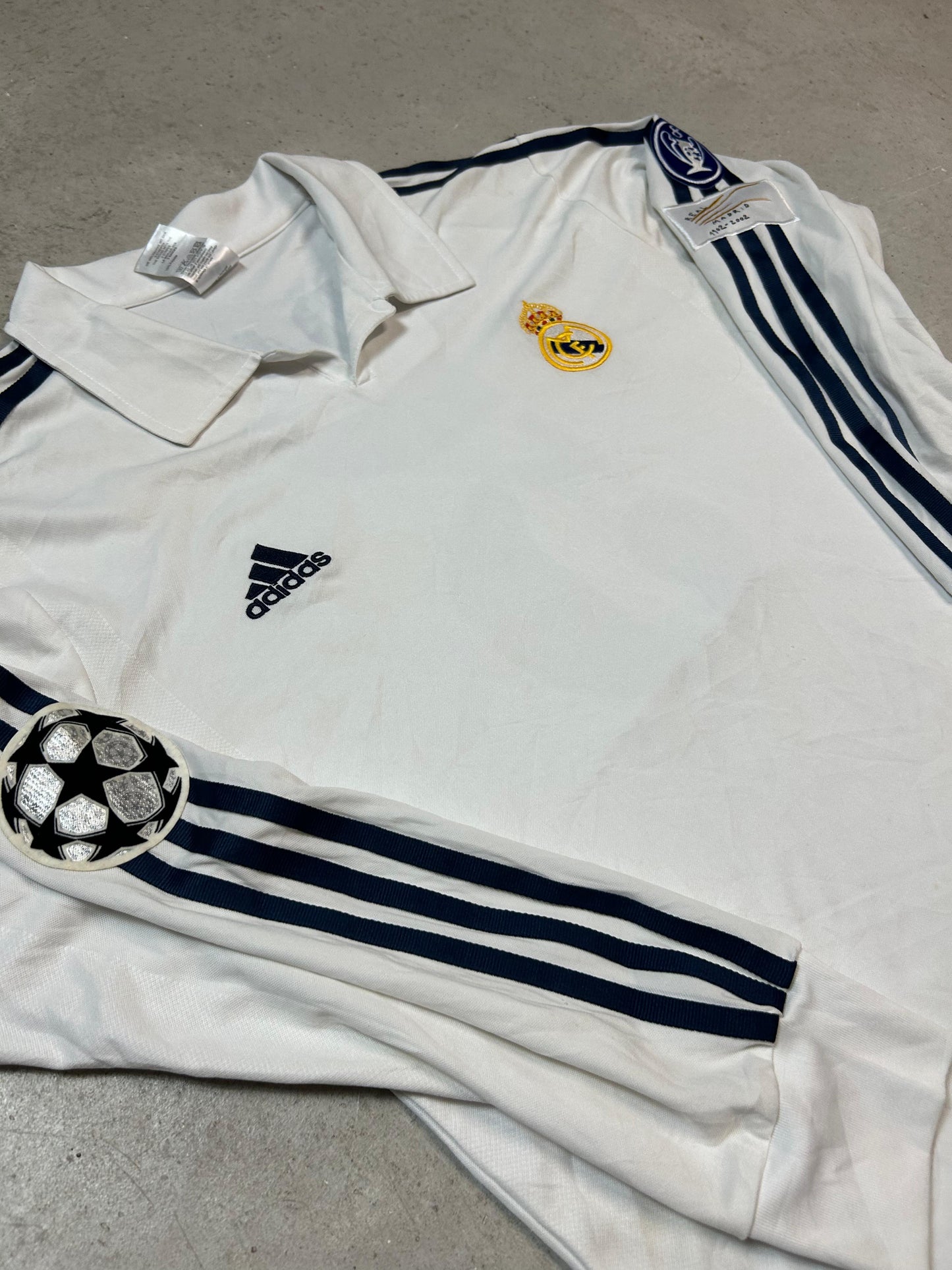 Real Madrid Heim Langarm 2001/02 (M) Zidane #5