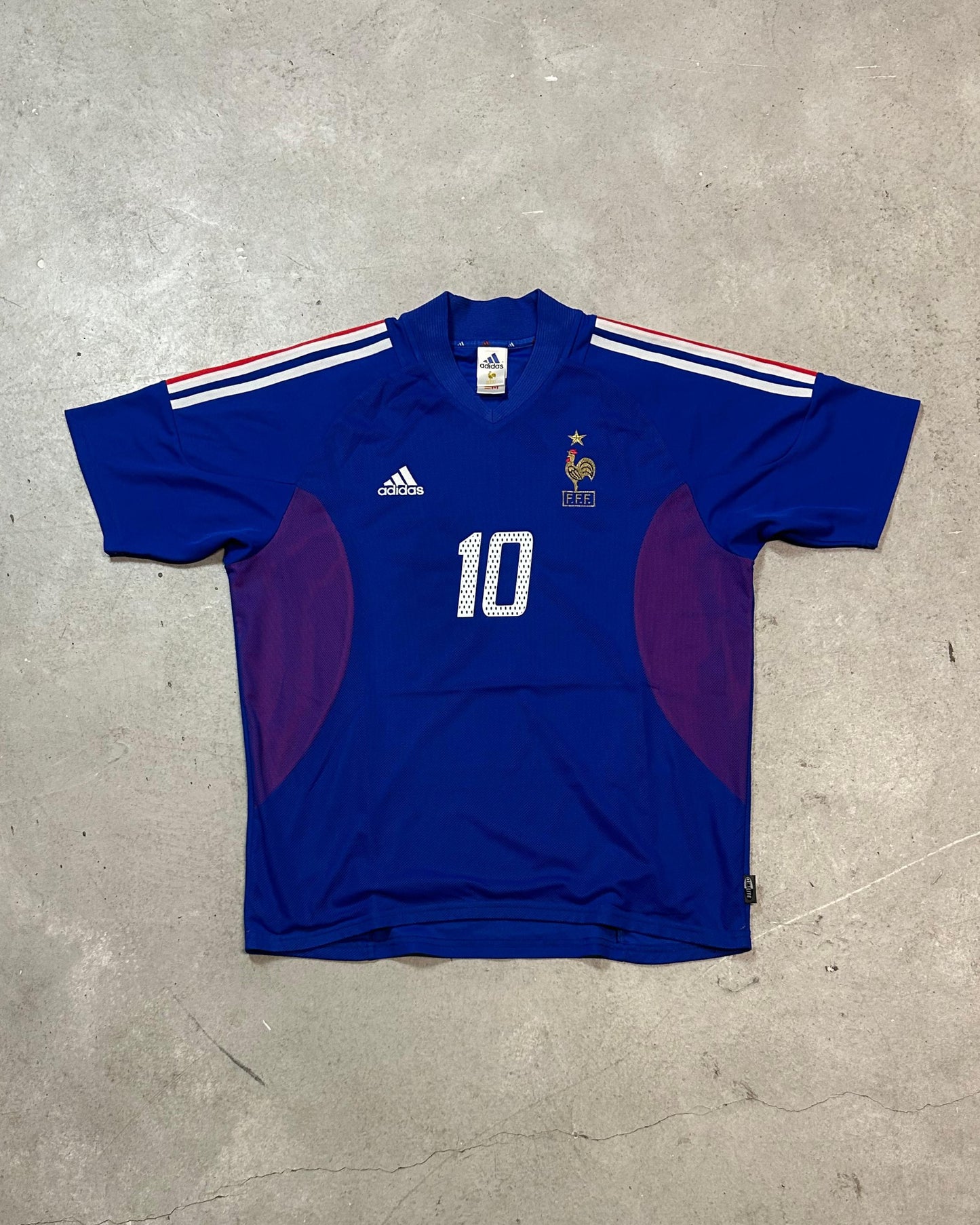 Frankreich Heim 2002 (L) Zidane #10