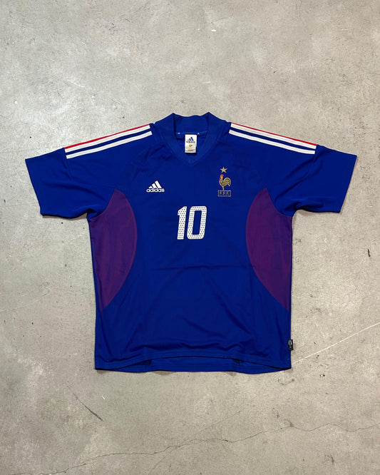 Frankreich Heim 2002 (L) Zidane #10